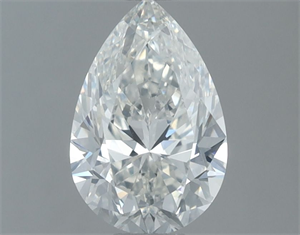 Picture of Natural Diamond 1.00 Carats, Pear with  Cut, F Color, SI1 Clarity and Certified by IGI