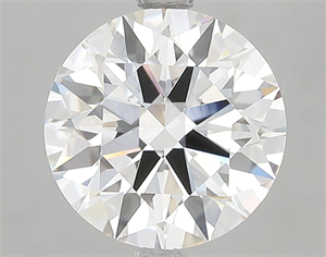 Picture of Lab Grown Diamond 3.09 Carats, Round with Ideal Cut, F Color, VVS2 Clarity and Certified by IGI