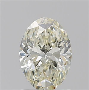 Foto Diamante Natural 1.30 quilates, Ovalado , Color M, claridad VVS1 y certificado GIA de