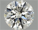 Natural Diamond 0.85 Carats, Round with Excellent Cut, I Color, VS1 Clarity and Certified by GIA