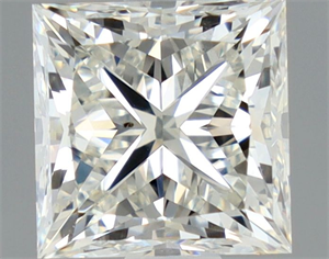 Picture of Natural Diamond 1.01 Carats, Princess with  Cut, J Color, SI1 Clarity and Certified by GIA