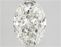 Natural Diamond 1.42 Carats, Oval with  Cut, G Color, SI2 Clarity and Certified by GIA