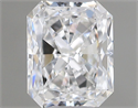 Natural Diamond 0.50 Carats, Radiant with  Cut, F Color, VS1 Clarity and Certified by GIA