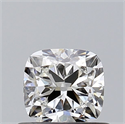 Diamante Natural 0.63 quilates, Del cojín , Color G, claridad VS2 y certificado GIA