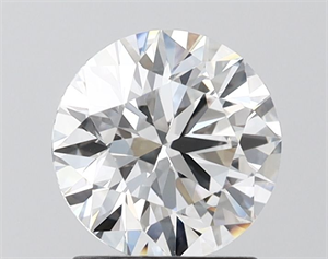 Picture of Lab Grown Diamond 1.53 Carats, Round with Ideal Cut, D Color, VS1 Clarity and Certified by IGI