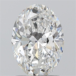 Picture of Natural Diamond 1.30 Carats, Oval with  Cut, E Color, VS1 Clarity and Certified by GIA