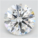 Del inventario de diamantes de laboratorio, 3.17 quilates, Redondo , Color E, claridad VVS1 y certificado GIA
