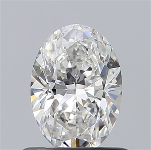 Picture of Natural Diamond 0.61 Carats, Oval with  Cut, F Color, SI1 Clarity and Certified by GIA