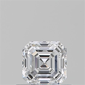Foto Diamante Natural 0.51 quilates, Asscher , Color D, claridad VS1 y certificado GIA de