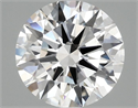 Del inventario de diamantes de laboratorio, 2.07 quilates, Redondo , Color E, claridad VS1 y certificado IGI