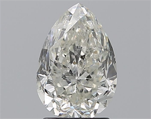 Picture of Natural Diamond 2.01 Carats, Pear with  Cut, J Color, SI2 Clarity and Certified by GIA