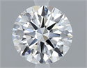 Diamante Natural 0.45 quilates, Redondo , Color F, claridad VVS1 y certificado GIA