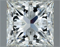 Natural Diamond 1.52 Carats, Princess with  Cut, I Color, IF Clarity and Certified by IGI