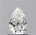 Diamante Natural 0.74 quilates, De pera , Color E, claridad VS2 y certificado GIA