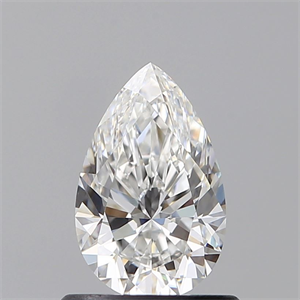 Picture of Natural Diamond 0.74 Carats, Pear with  Cut, E Color, VS2 Clarity and Certified by GIA