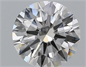 Diamante Natural 1.71 quilates, Redondo , Color E, claridad VVS2 y certificado GIA