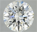 Natural Diamond 2.03 Carats, Round with Excellent Cut, I Color, IF Clarity and Certified by IGI