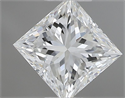 Diamante Natural 0.53 quilates, Princesa , Color G, claridad VVS1 y certificado GIA