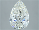 Natural Diamond 4.16 Carats, Pear with  Cut, I Color, SI1 Clarity and Certified by GIA