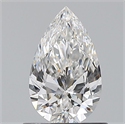Diamante Natural 0.70 quilates, De pera , Color F, claridad VVS1 y certificado GIA