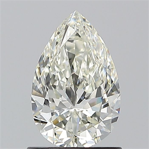 Picture of Natural Diamond 1.01 Carats, Pear with  Cut, H Color, VS2 Clarity and Certified by IGI