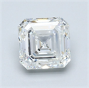 Natural Diamond 1.50 Carats, Asscher with  Cut, H Color, VVS1 Clarity and Certified by GIA