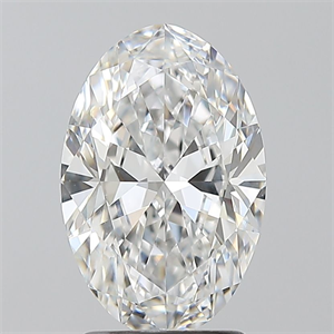 Foto Diamante Natural 2.01 quilates, Ovalado , Color E, claridad VS2 y certificado GIA de