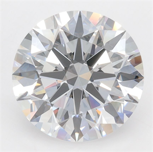 Picture of Lab Grown Diamond 4.10 Carats, Round with Excellent Cut, D Color, VVS1 Clarity and Certified by GIA