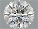 Natural Diamond 0.80 Carats, Round with Excellent Cut, F Color, VVS2 Clarity and Certified by IGI