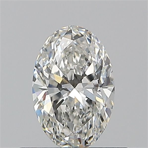 Picture of Natural Diamond 0.52 Carats, Oval with  Cut, G Color, VS2 Clarity and Certified by GIA