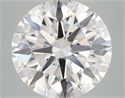 Lab Grown Diamond 6.03 Carats, Round with Ideal Cut, F Color, SI1 Clarity and Certified by IGI