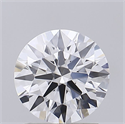 Lab Grown Diamond 1.56 Carats, Round with Ideal Cut, D Color, VS1 Clarity and Certified by IGI