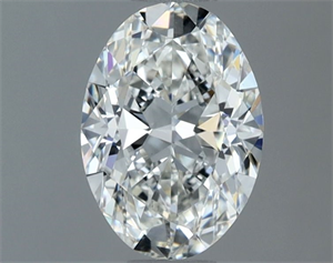 Picture of Natural Diamond 0.90 Carats, Oval with  Cut, H Color, VVS2 Clarity and Certified by GIA