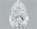 Natural Diamond 0.40 Carats, Pear with  Cut, E Color, VS2 Clarity and Certified by GIA
