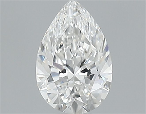 Picture of Natural Diamond 0.40 Carats, Pear with  Cut, E Color, VS2 Clarity and Certified by GIA
