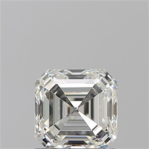 Foto Diamante Natural 1.02 quilates, Asscher , Color I, claridad VVS2 y certificado GIA de