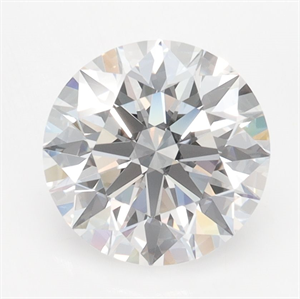 Picture of Lab Grown Diamond 2.55 Carats, Round with Ideal Cut, D Color, IF Clarity and Certified by IGI