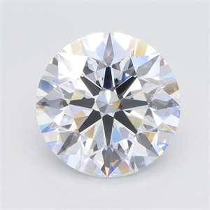 Picture of Lab Grown Diamond 4.42 Carats, Round with Ideal Cut, F Color, VVS1 Clarity and Certified by IGI