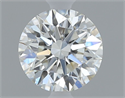 Natural Diamond 0.50 Carats, Round with Excellent Cut, I Color, VVS2 Clarity and Certified by GIA