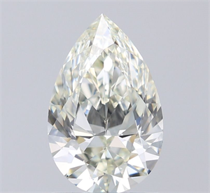 Picture of Natural Diamond 1.02 Carats, Pear with  Cut, J Color, IF Clarity and Certified by IGI