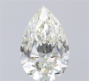 Picture of Natural Diamond 1.02 Carats, Pear with  Cut, J Color, IF Clarity and Certified by IGI