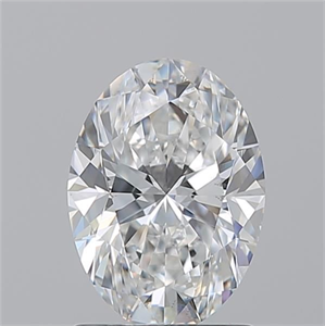 Picture of Natural Diamond 1.50 Carats, Oval with  Cut, F Color, SI1 Clarity and Certified by GIA