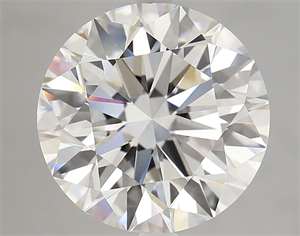 Picture of Lab Grown Diamond 7.02 Carats, Round with Ideal Cut, F Color, VVS2 Clarity and Certified by IGI