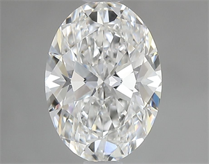 Picture of Natural Diamond 1.10 Carats, Oval with  Cut, G Color, VS2 Clarity and Certified by GIA