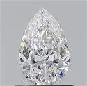 Diamante Natural 0.70 quilates, De pera , Color D, claridad VVS2 y certificado GIA