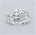 Diamante Natural 0.52 quilates, Ovalado , Color G, claridad VS2 y certificado GIA