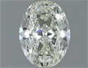 Natural Diamond 0.81 Carats, Oval with  Cut, I Color, SI1 Clarity and Certified by IGI