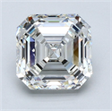 Diamante Natural 2.50 quilates, Asscher , Color G, claridad VVS2 y certificado GIA