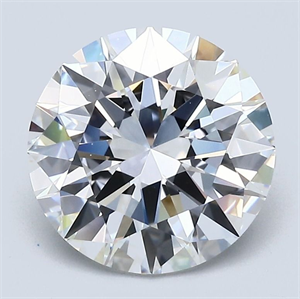Foto Diamante Natural 2.72 quilates, Redondo , Color D, claridad VS1 y certificado GIA de