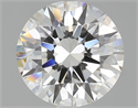 Natural Diamond 2.67 Carats, Round with Excellent Cut, E Color, VVS1 Clarity and Certified by GIA